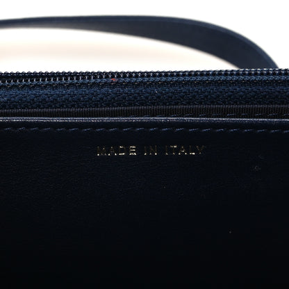 Chanel Caviar Quilted Boy Wallet On Chain WOC Navy 7 of 12