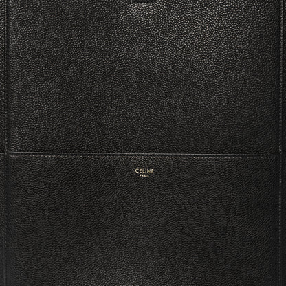 Celine Soft Grained Calfskin Sangle Bucket Bag Black 8 of 11