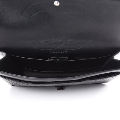 Chanel Aged Calfskin Chevron Quilted 2.55 Reissue 227 Flap So Black 5 of 12
