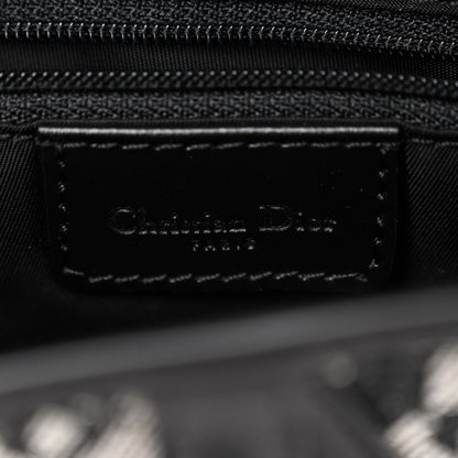 Christian Dior Monogram Saddle Bag Black 6 of 9