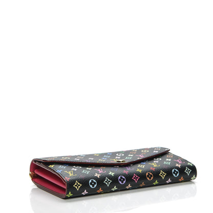 Louis Vuitton Monogram Multicolor Sarah Wallet NM Black Grenade 4 of 6