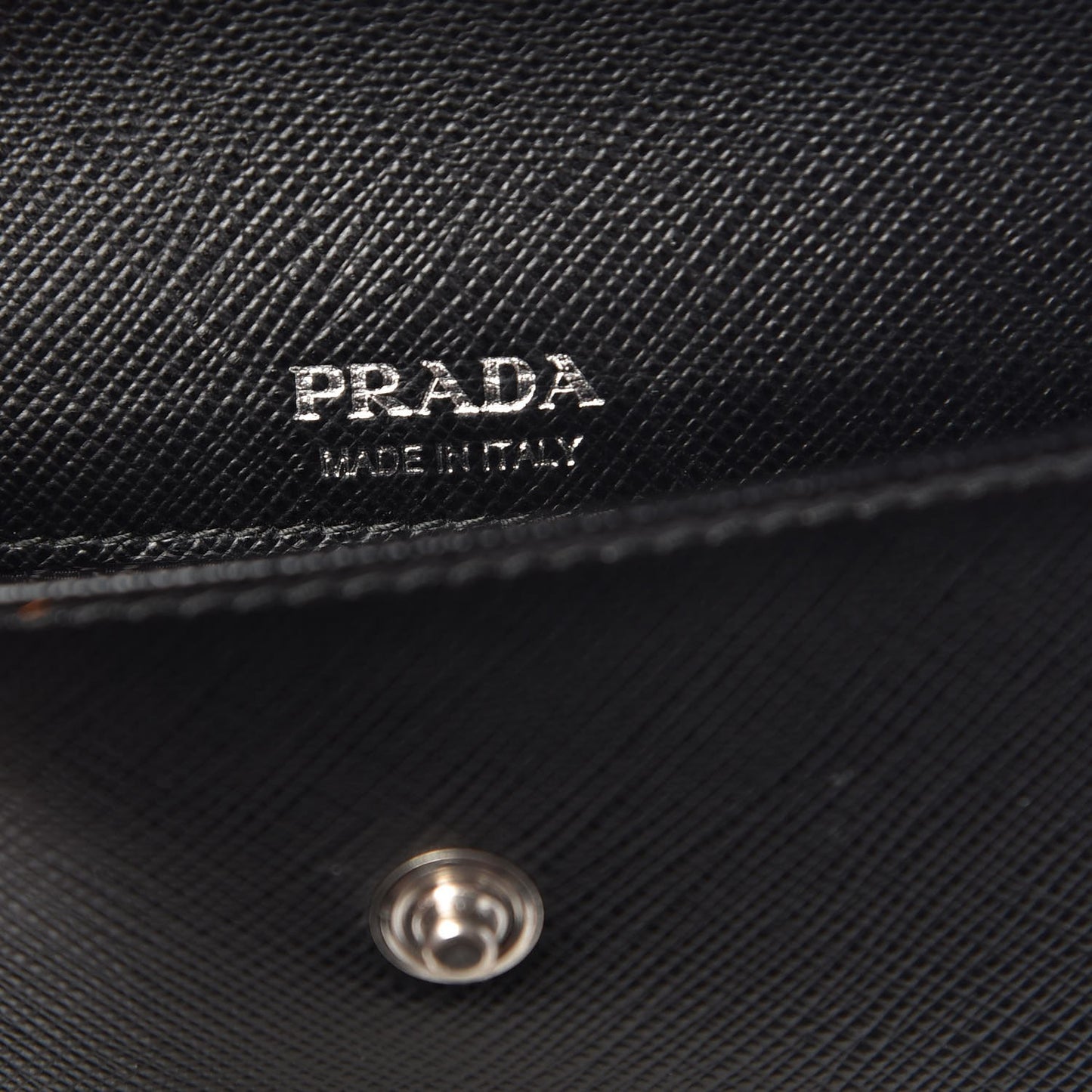 Saffiano Racing Logo Patch Mini Bag Black