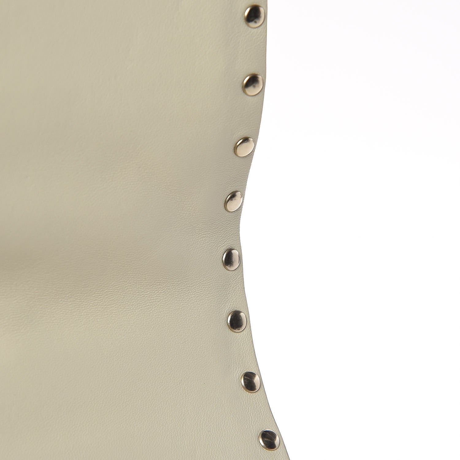 Valentino Garavani Nappa Maxi Rockstud Spike Shoulder Bag Light Ivory 11 of 11