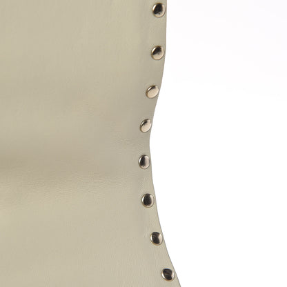 Valentino Garavani Nappa Maxi Rockstud Spike Shoulder Bag Light Ivory 11 of 11