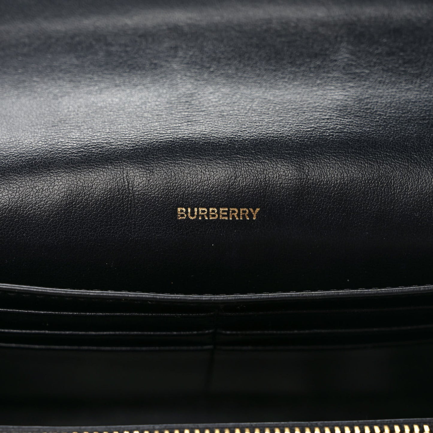 Grainy Calfskin Vintage Check Hampshire Crossbody Black