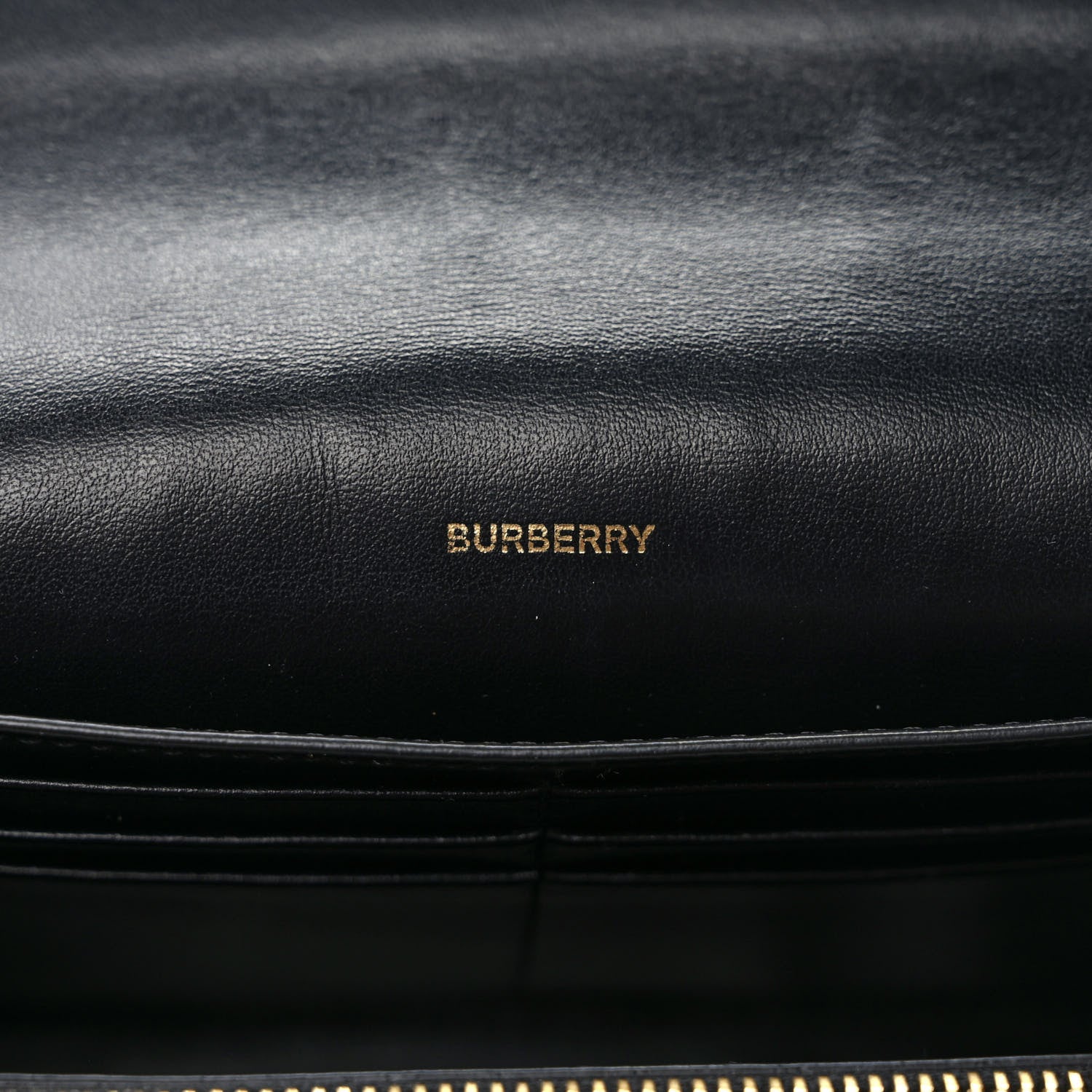 Burberry Grainy Calfskin Vintage Check Hampshire Crossbody Black 6 of 9