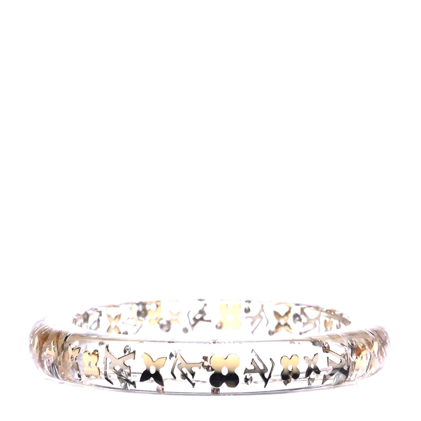 Resin Swarovski Small Inclusion Bracelet PM Transparent