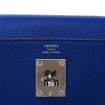 Hermes Togo Kelly Retourne 28 Bleu Electrique 6 of 12