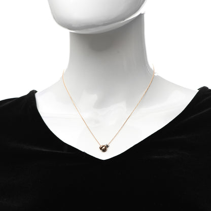 Tiffany 18K Rose Gold Sterling Silver Return to Tiffany Love Bugs Ladybug Pendant Necklace 2 of 5