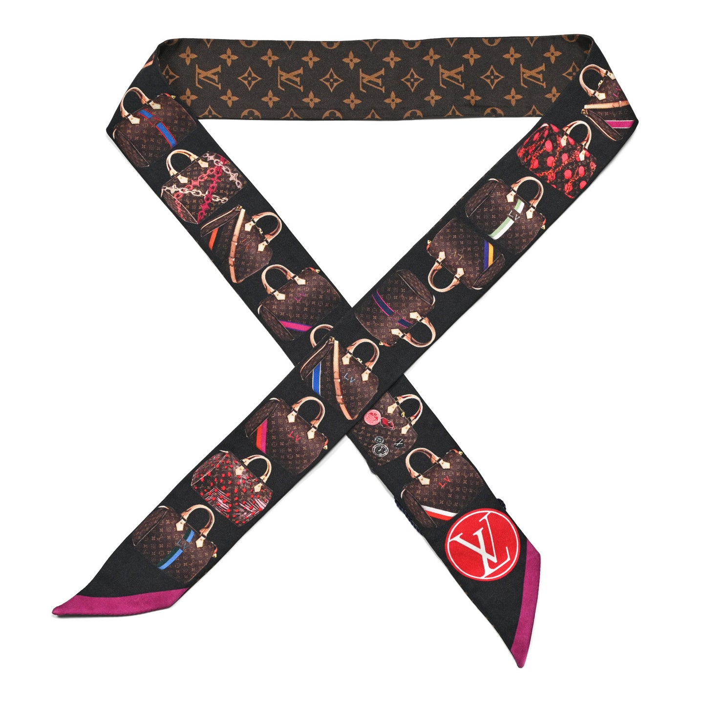 Silk Monogram Tribute to Speedy BB Bandeau