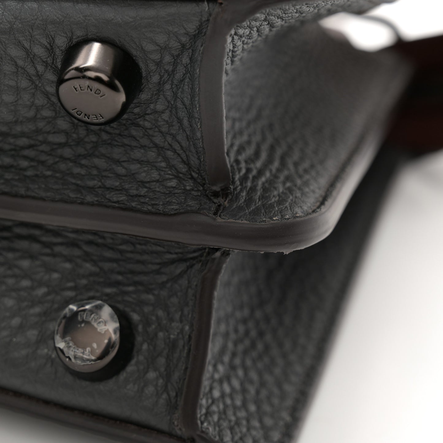 Cuoio Romano Vitello Cover Monochrome Peekaboo I SEE U Satchel