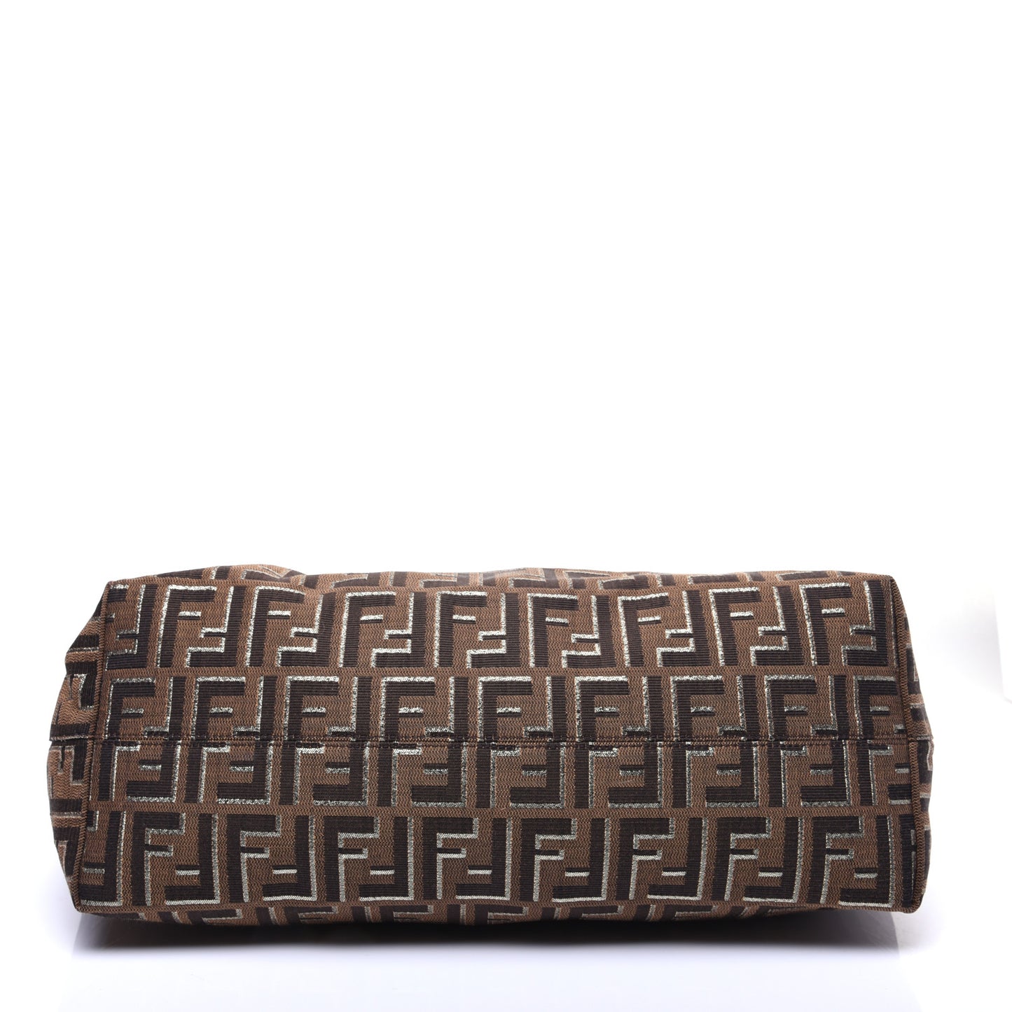 Zucca Vitello Medium Roll Tote Tobacco Oro Moro