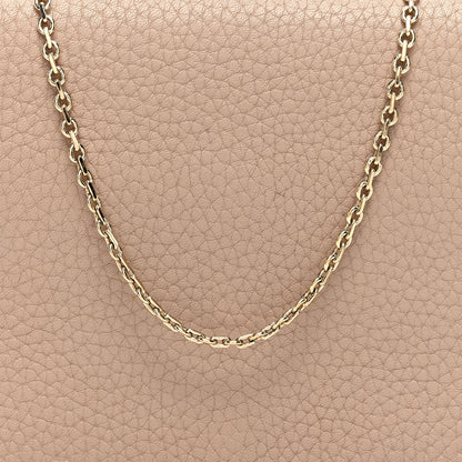 Valentino Garavani Pebbled Calfskin Rockstud Wallet On Chain Poudre 8 of 12