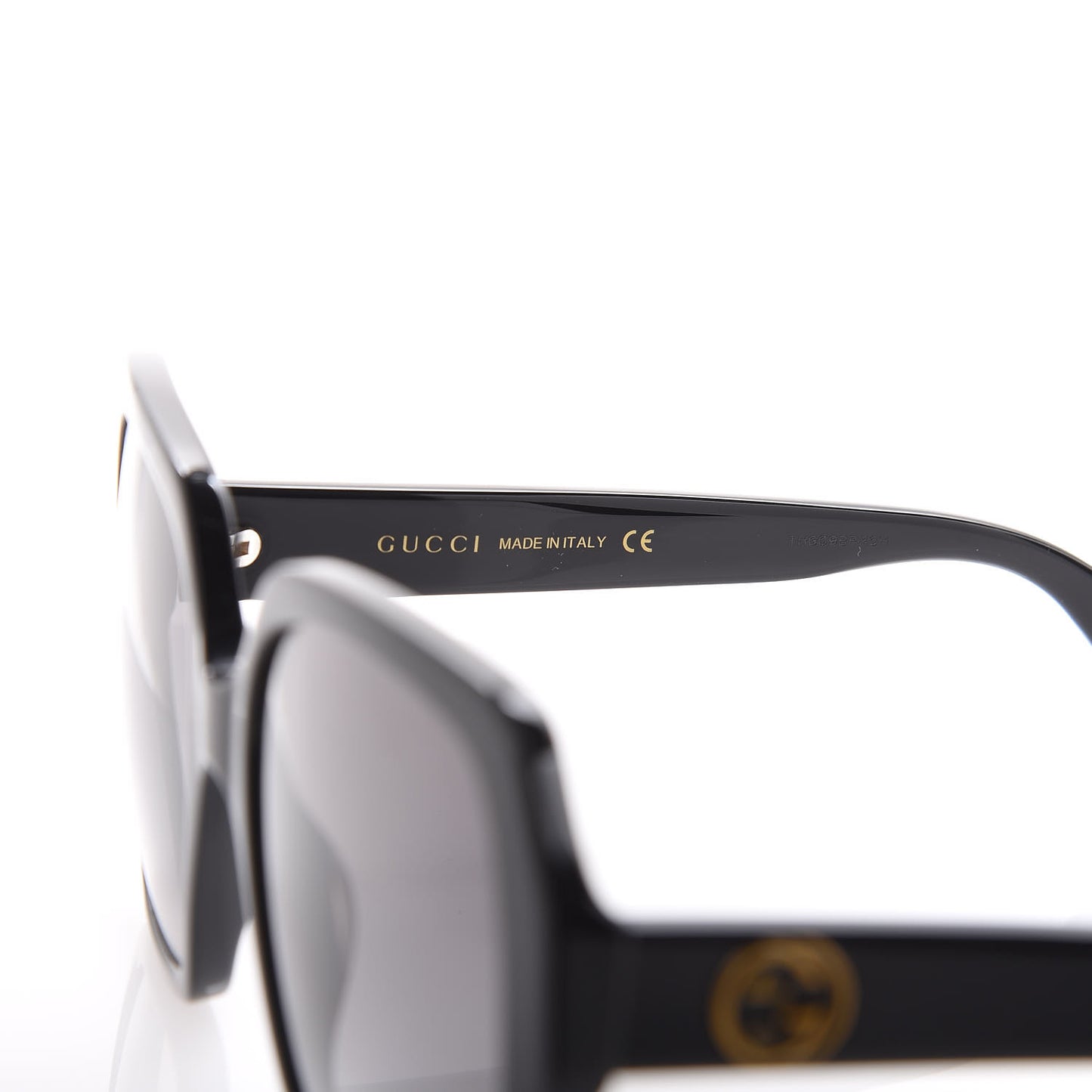 Acetate Square Frame GG0096S Sunglasses Black