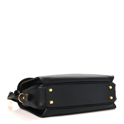 Balenciaga Smooth Calfskin Medium Le 7 Shoulder Bag Black 4 of 9