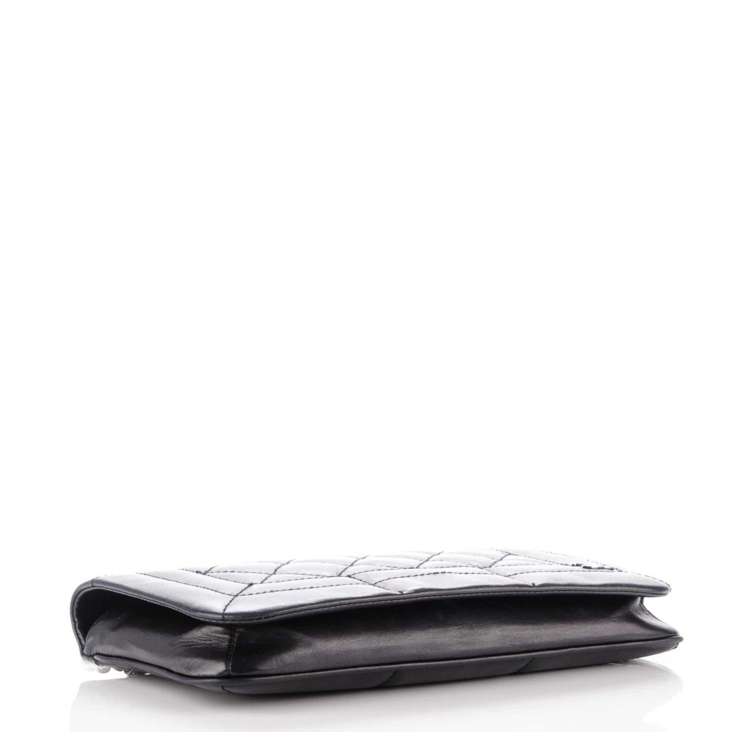 Chanel Lambskin Quilted Shoulder Flap Black 4 of 7