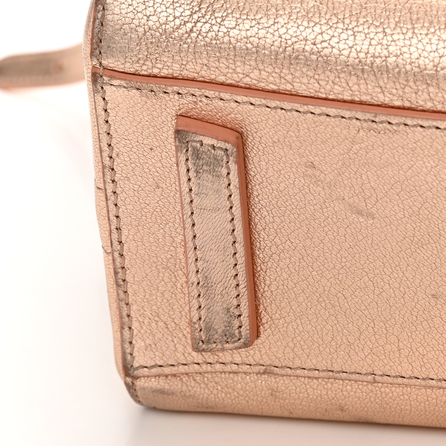 Givenchy Metallic Sugar Goatskin Mini Antigona Light Pink 19 of 25