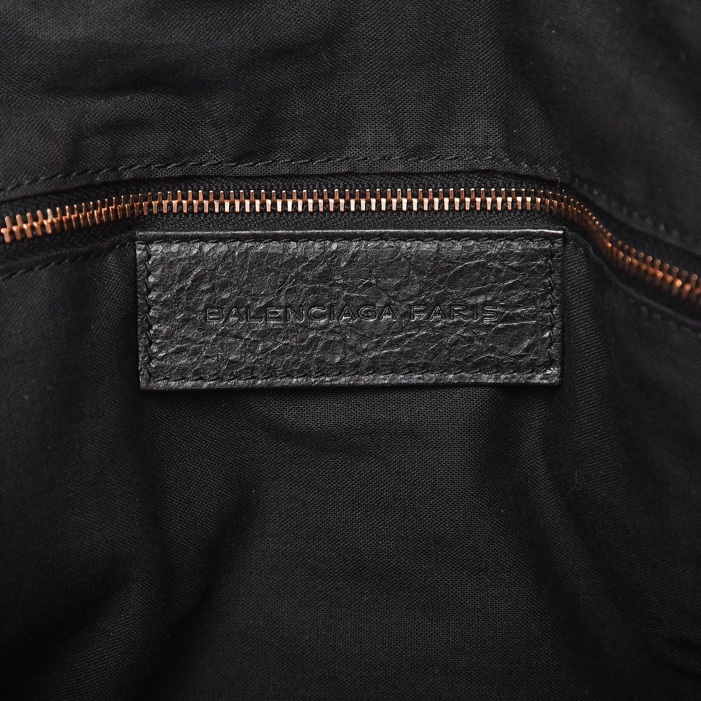 Agneau Giant 21 Rose Gold Hardware Work Black