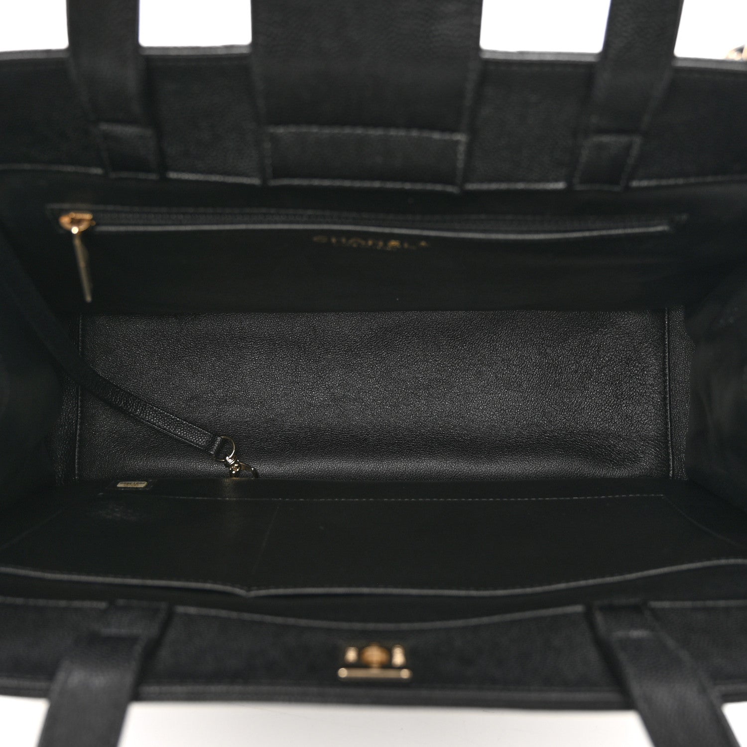 Chanel Caviar Quilted Large Business Affinity Shopping Bag Black 6 of 10