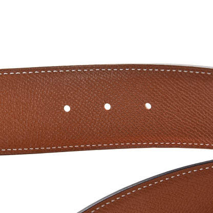 Hermes Epsom 42mm Constance 2 H Belt 100 Orange Gold 6 of 8