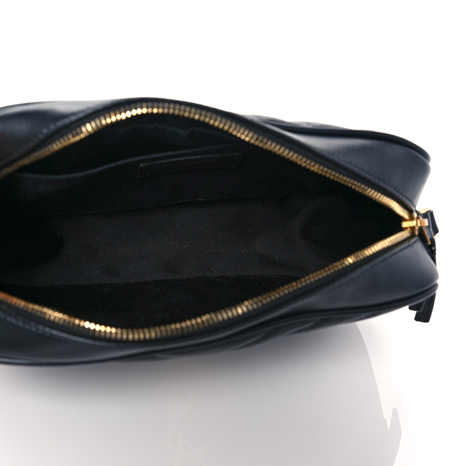 Saint Laurent Calfskin Matelasse Monogram Lou Camera Bag Black 6 of 13