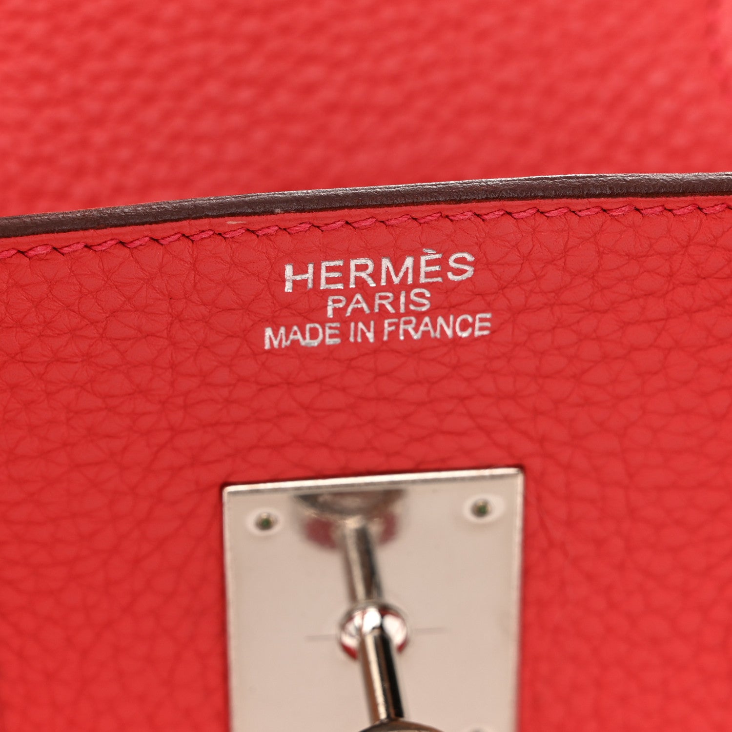 Hermes Taurillon Clemence Birkin 35 Bougainvillea 5 of 12