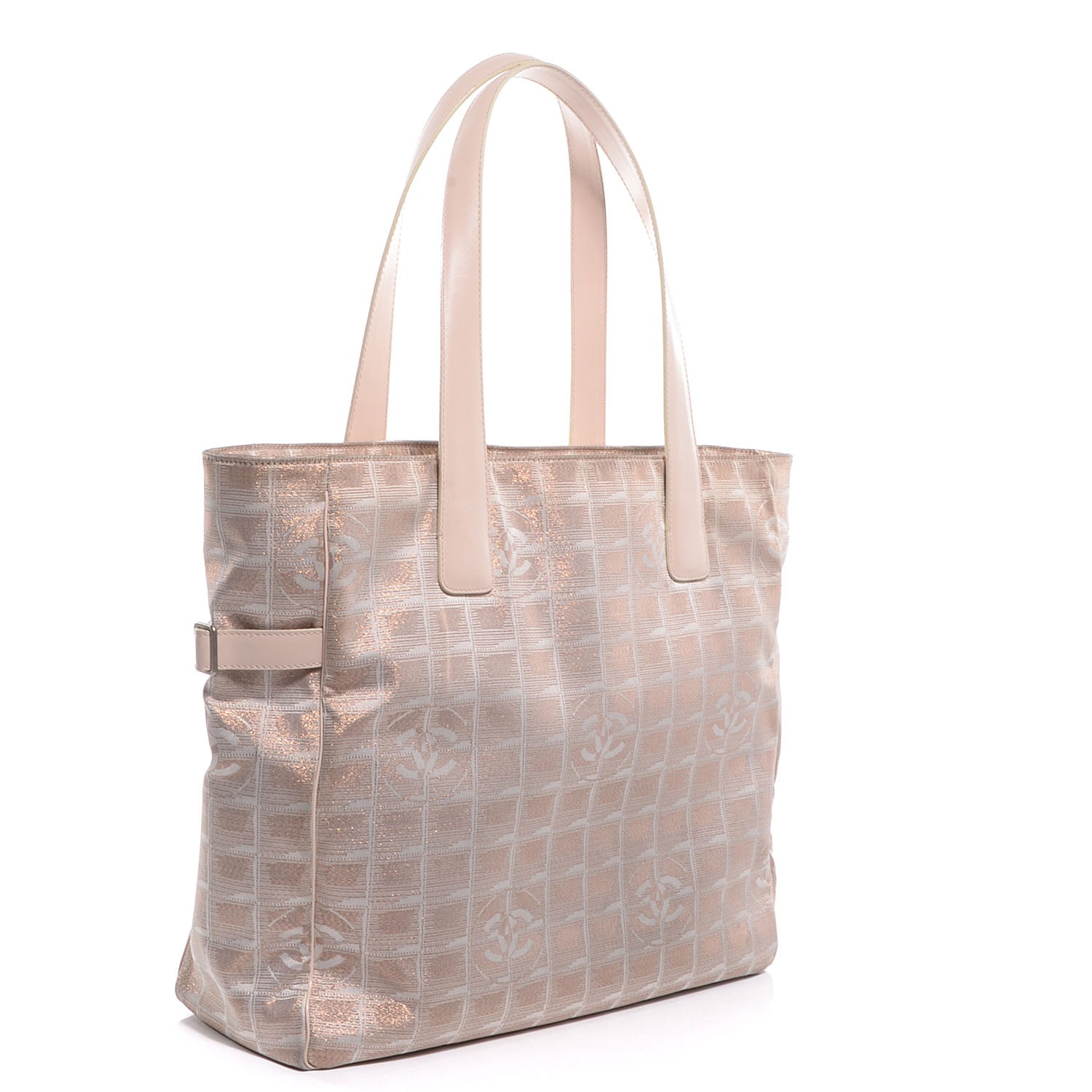Chanel Nylon Travel Large Tote Beige 3 of 7