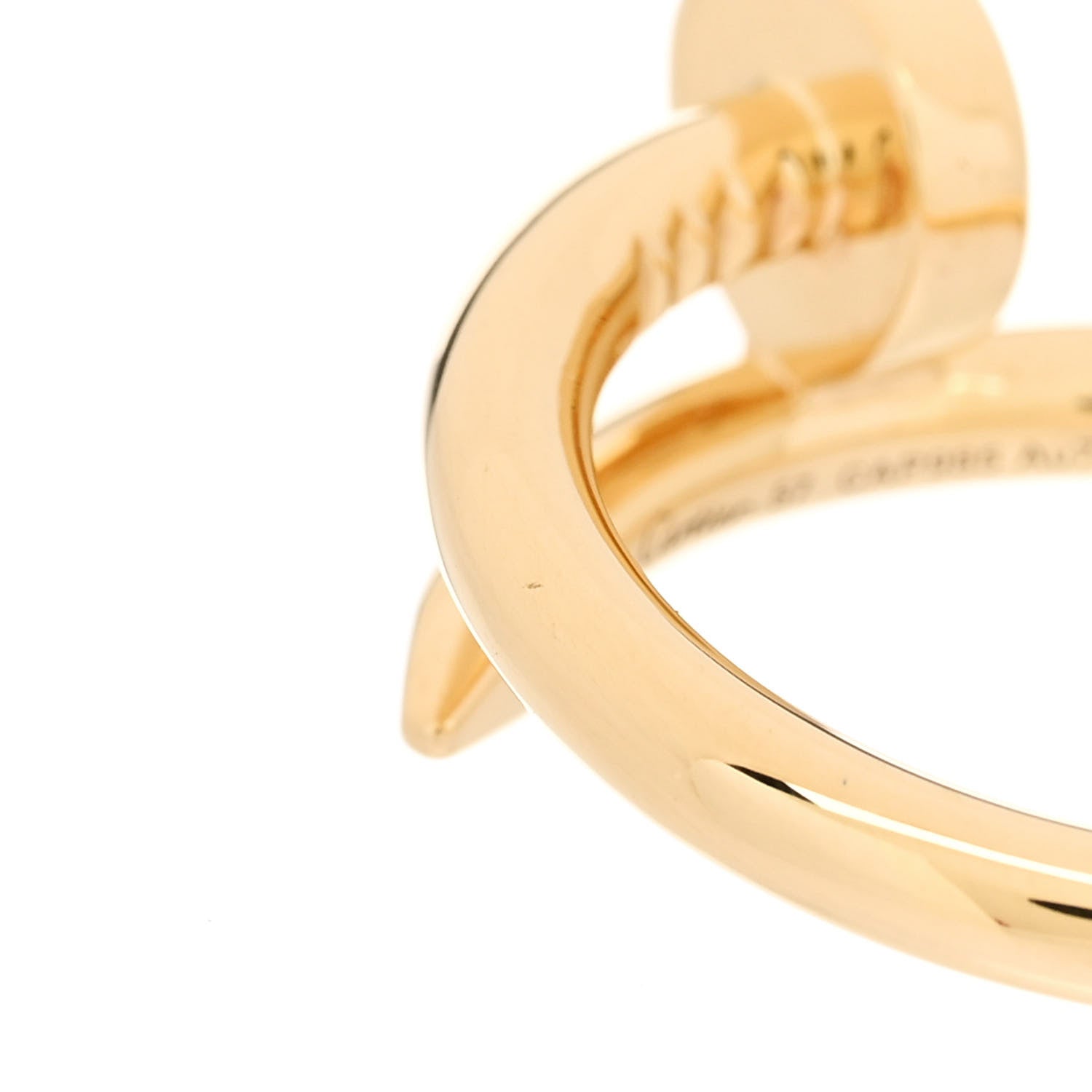 Cartier 18K Yellow Gold Juste Un Clou Ring 57 8 5 of 5