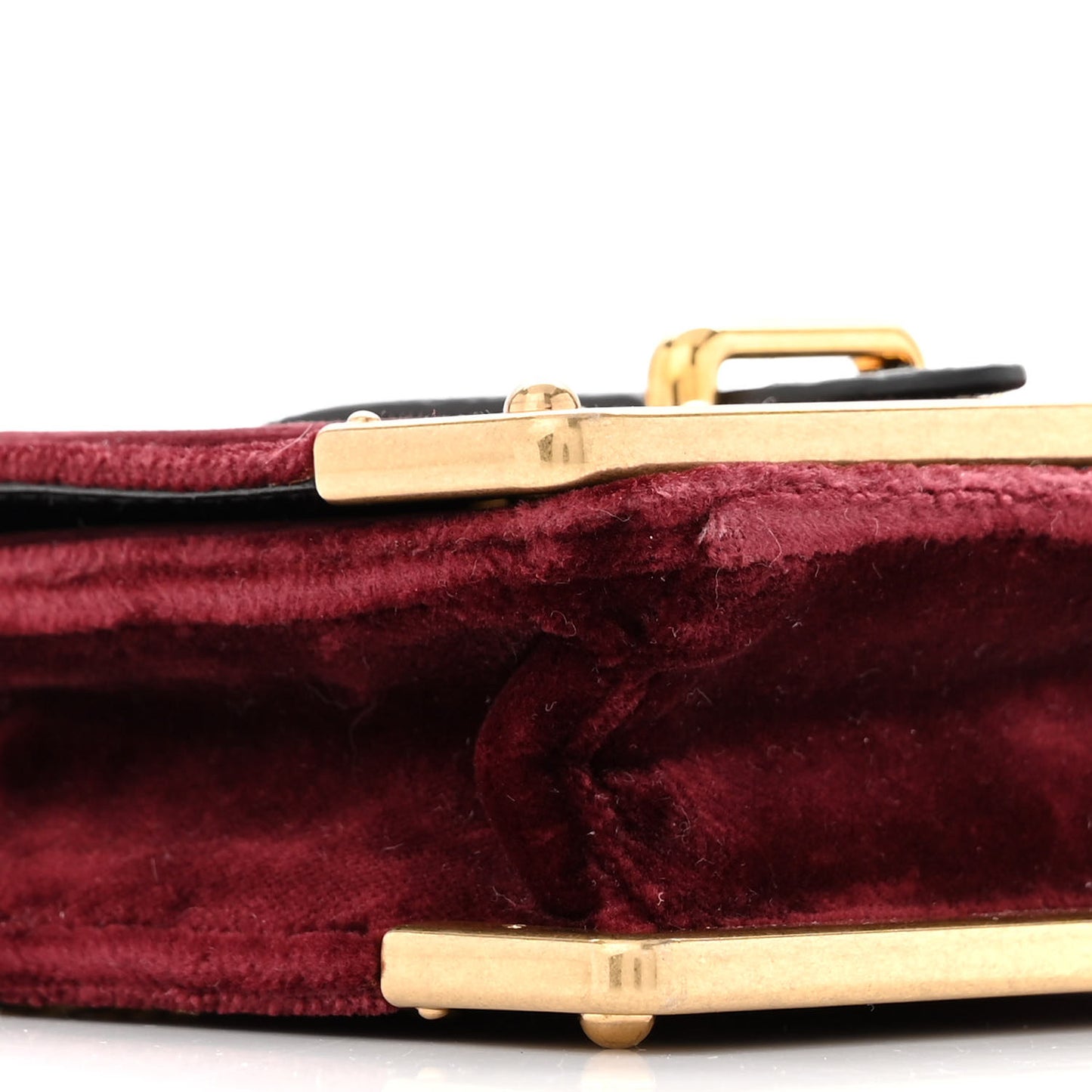 Velvet Crocodile Micro Cahier Bag Ribes Black