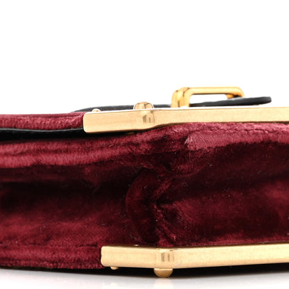 Prada Velvet Crocodile Micro Cahier Bag Ribes Black 9 of 12