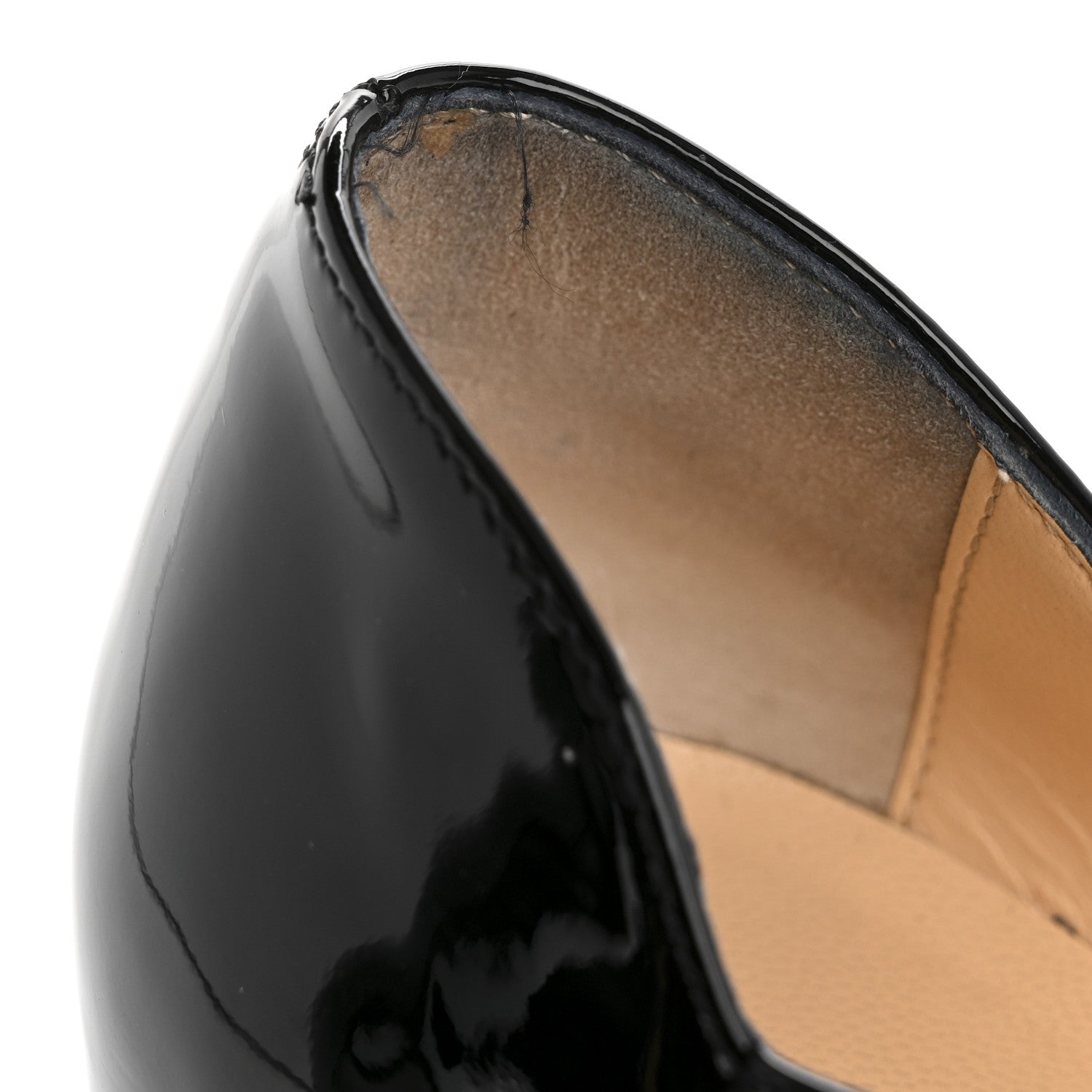 Christian Louboutin Patent Hot Chick 70 Pumps 38.5 Black 9 of 10