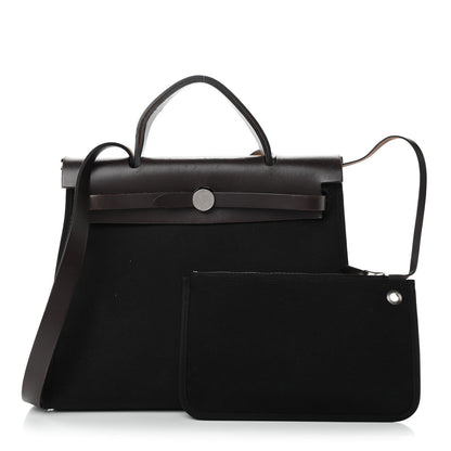 Hermes Toile Vache Hunter Herbag Zip 31 PM Black Ebene 1 of 4