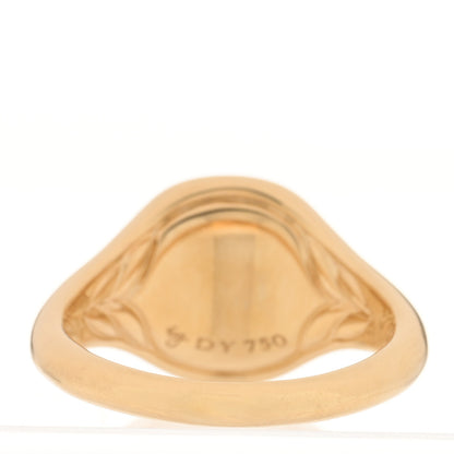 David Yurman 18K Yellow Gold Diamond Blue Sapphire Cable Collectibles Evil Eye Pinky Ring 44 3 3 of 4