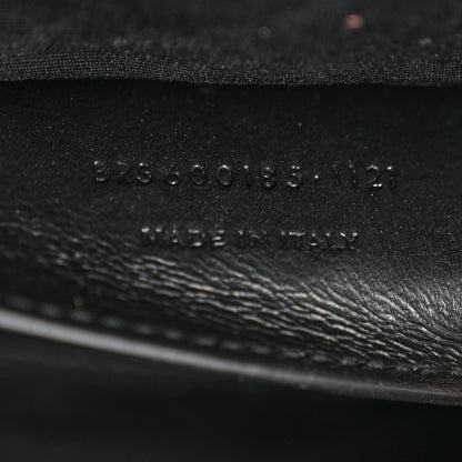 Saint Laurent Grain De Poudre Textured Mixed Matelasse Triquilt Medium Monogram Satchel Black 7 of 11