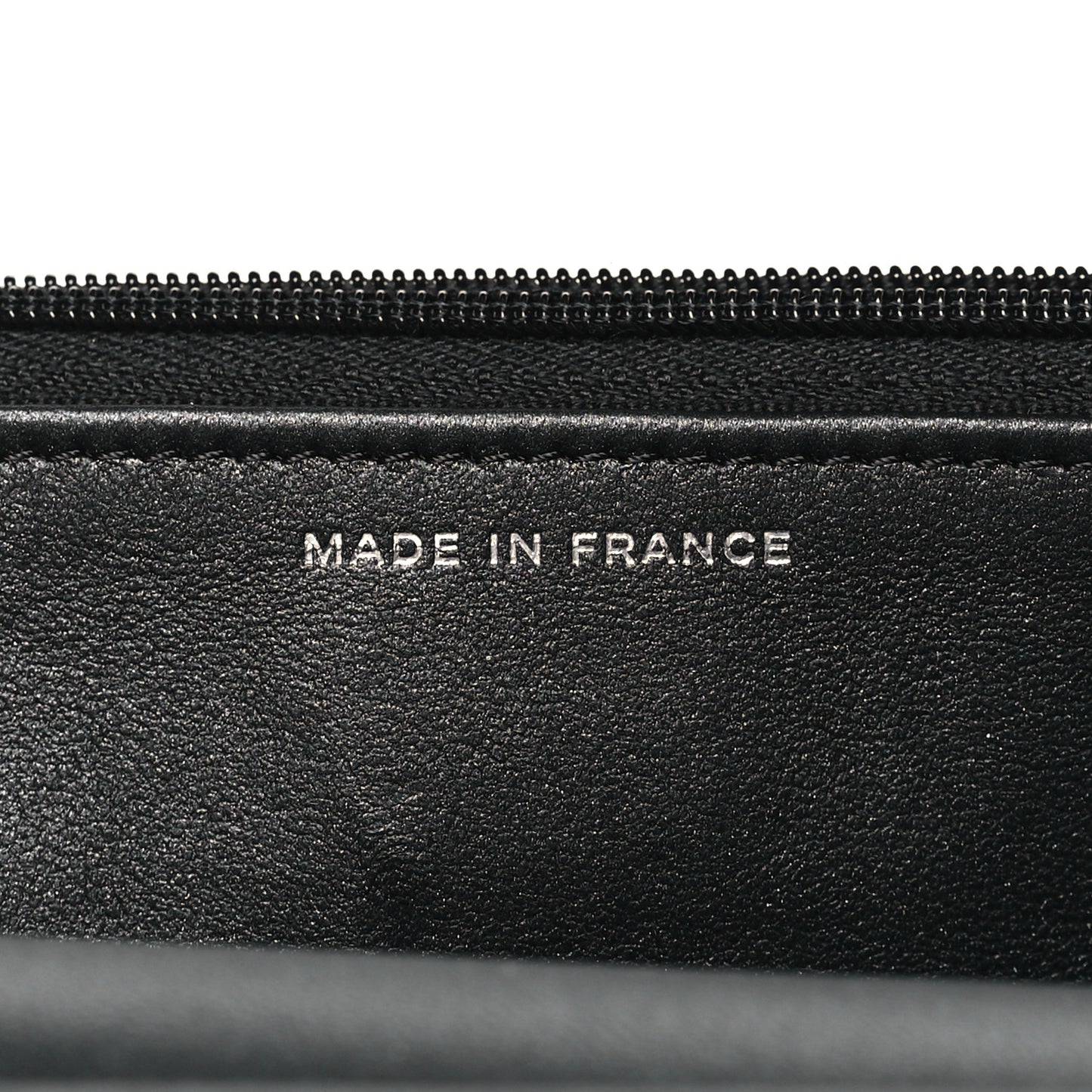 Iridescent Lambskin Quilted Wallet On Chain WOC So Black