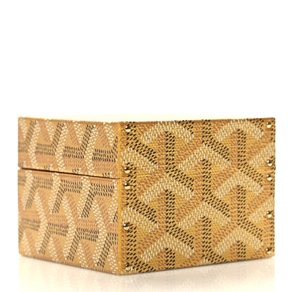 Goyard Goyardine Precious Metals Regence Mini Trunk Gold 3 of 10