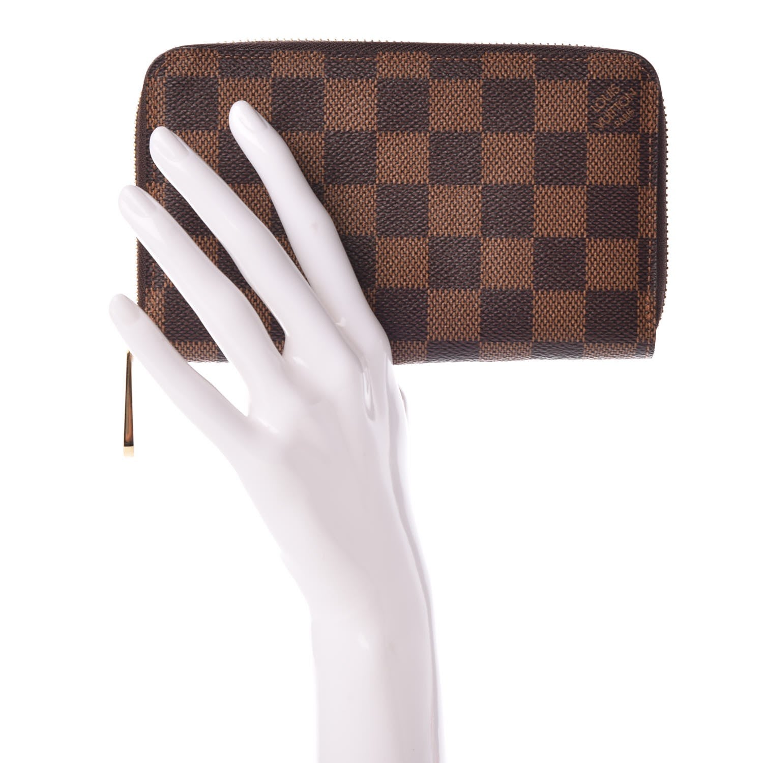 Louis Vuitton Damier Ebene Zippy Compact Wallet 2 of 7