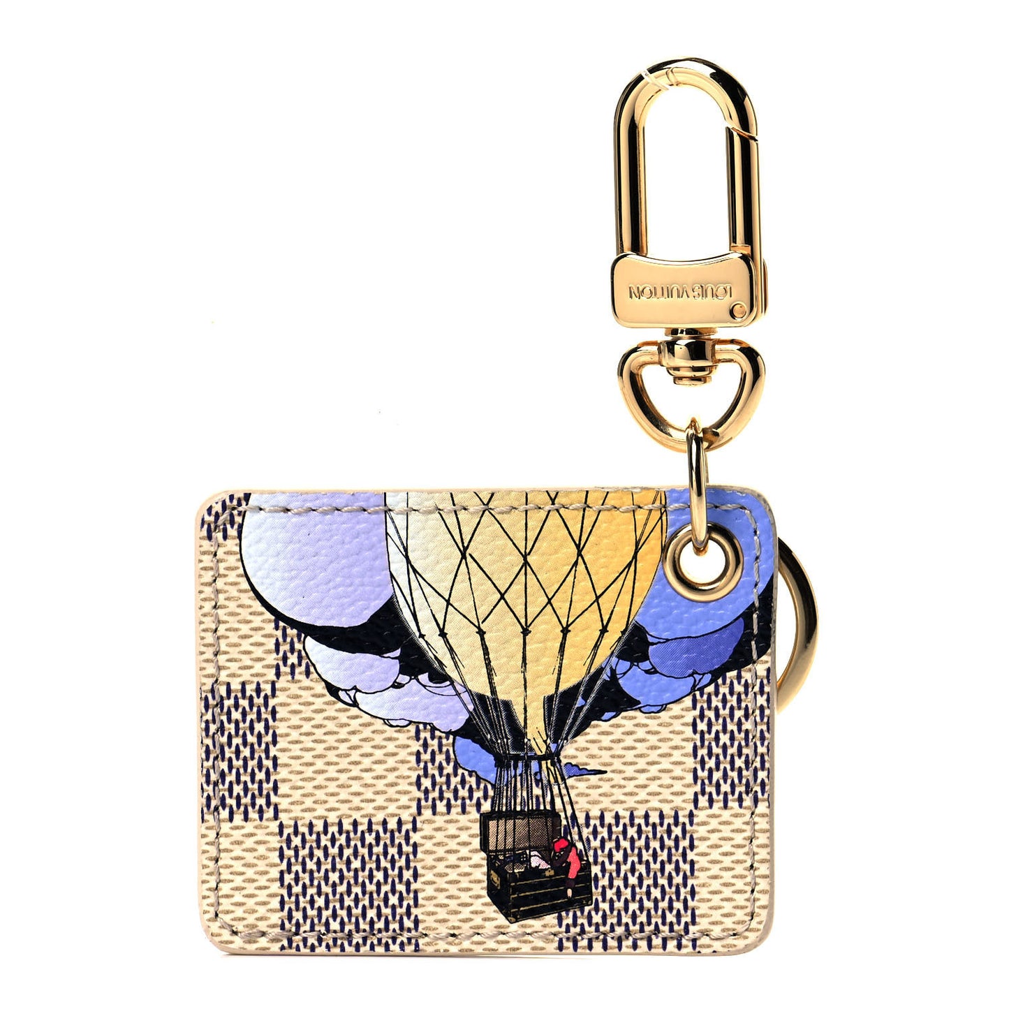 Damier Azur Illustre Key Holder