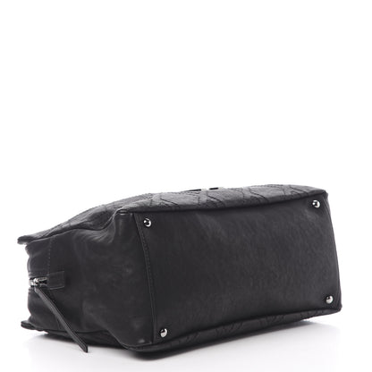 Chanel Calfskin Large Diamond Stitch Tote Black 4 of 10