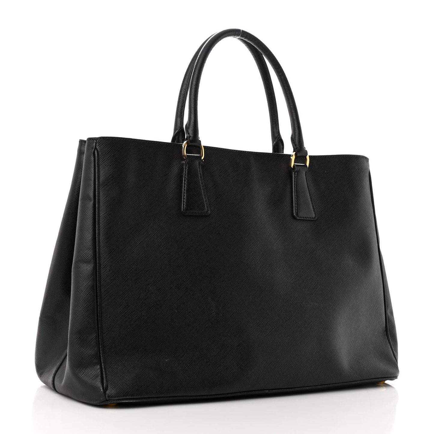 Saffiano Lux Large Tote Black
