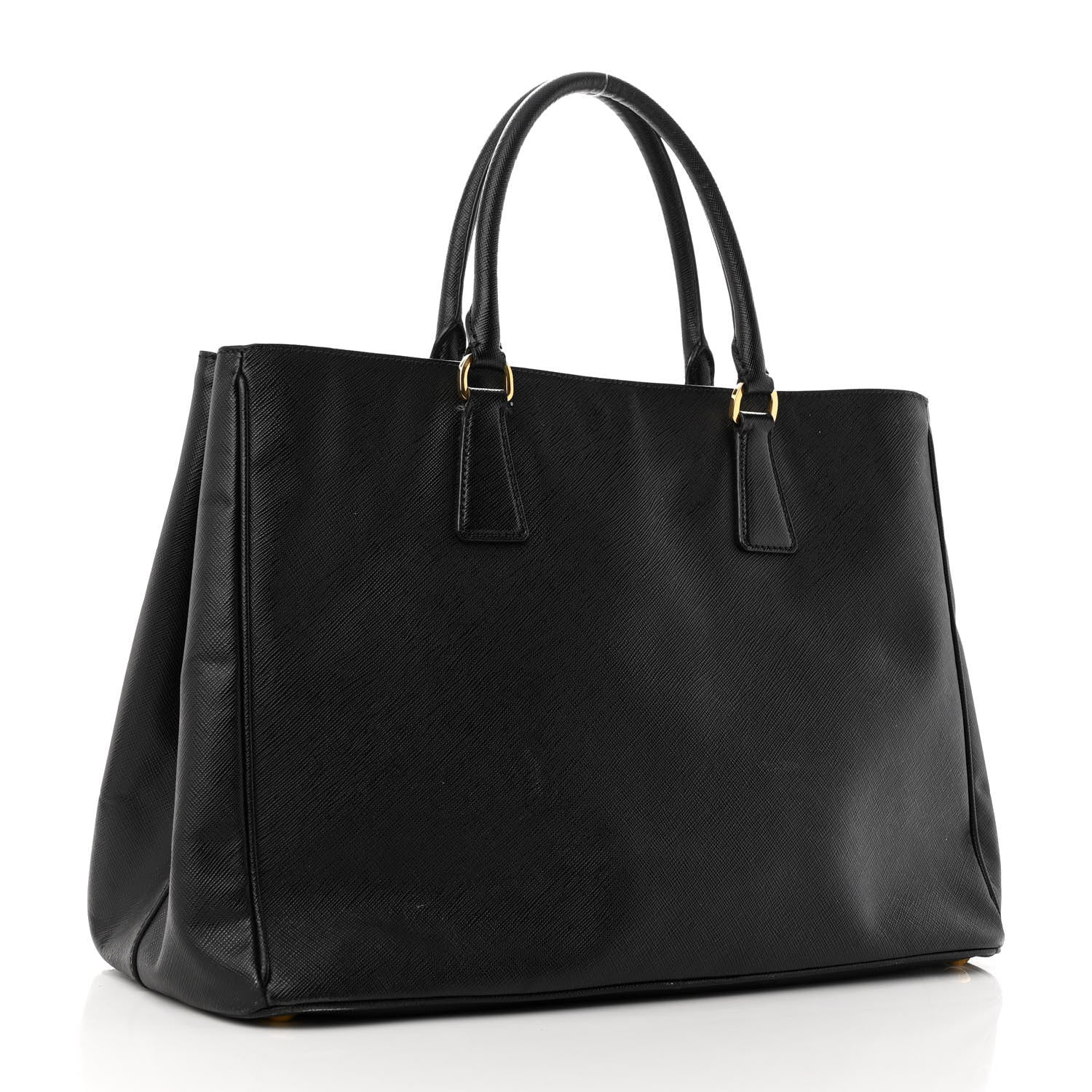 Prada Saffiano Lux Large Tote Black 3 of 10