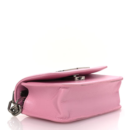 Balenciaga Calfskin Stripe Embossed Gossip Chain Bag XS Candy Pink 4 of 14
