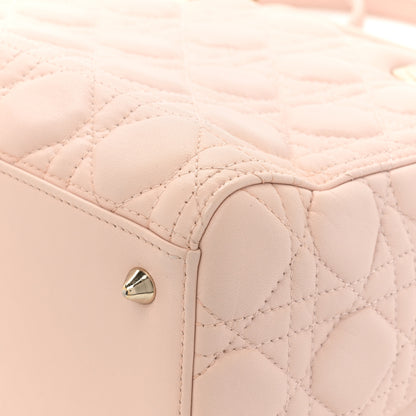 Christian Dior Lambskin Cannage Medium Lady Dior Light Pink 13 of 13