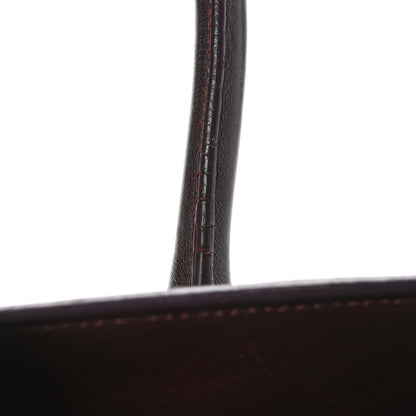 Saint Laurent Grained Calfskin Small Classic Sac De Jour Bordeaux 16 of 16