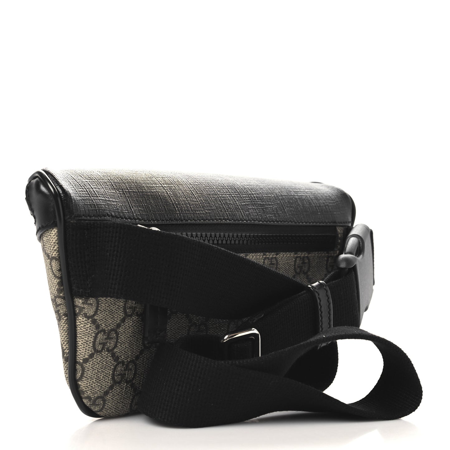 GG Supreme Monogram Belt Bag Black