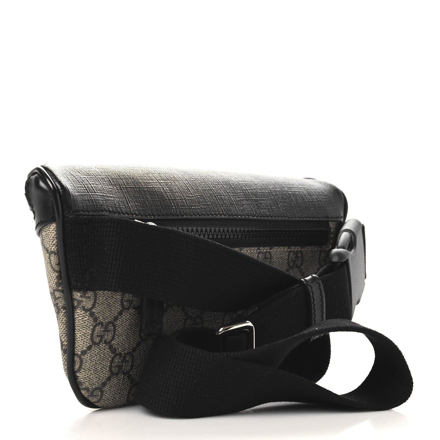 Gucci GG Supreme Monogram Belt Bag Black 3 of 10