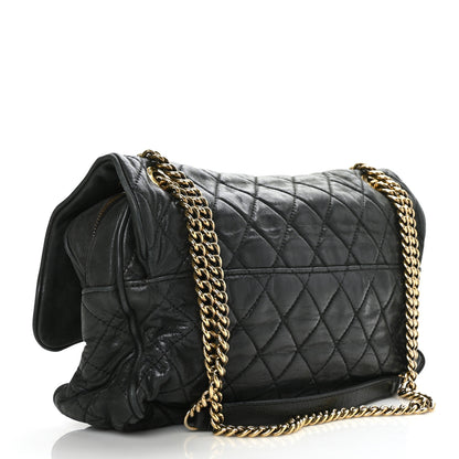 Chanel Iridescent Calfskin Quilted Maxi Shiva Flap Black 3 of 12