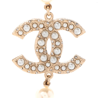 Chanel Pearl CC 100th Anniversary Necklace Light Gold 4 of 6