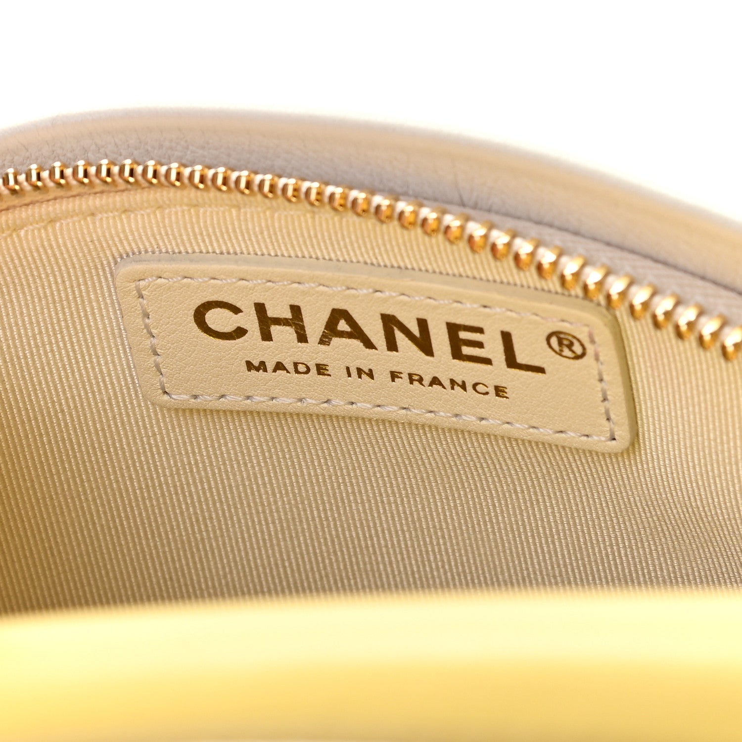 Chanel Calfskin Coco Beach Ball Bag White Yellow 8 of 8