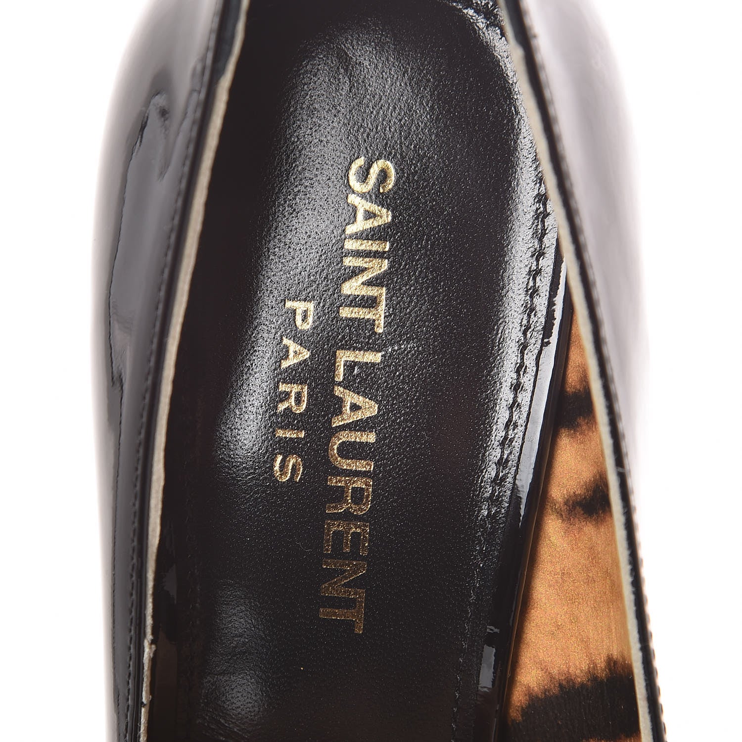 Saint Laurent Patent Niki 105 Pump 36 Black 7 of 7